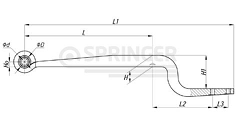 Leaf-spring (Z spring) for BPW, an analog for 05.082.13.19.0