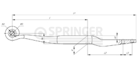 Leaf-spring (Z spring) for BPW, an analog for 05.082.13.96.0
