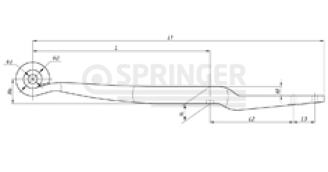 Leaf-spring (Z spring) for BPW, an analog for 05.082.13.89.0