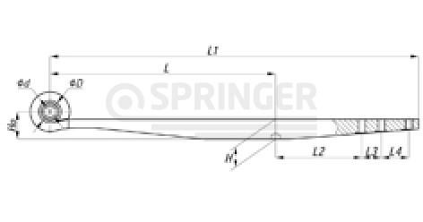 Leaf-spring (Z spring) for BPW, an analog for 05.082.13.18.0